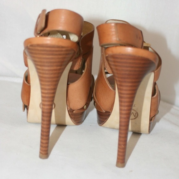 Brown High Heel Sandals - Picture 7 of 7